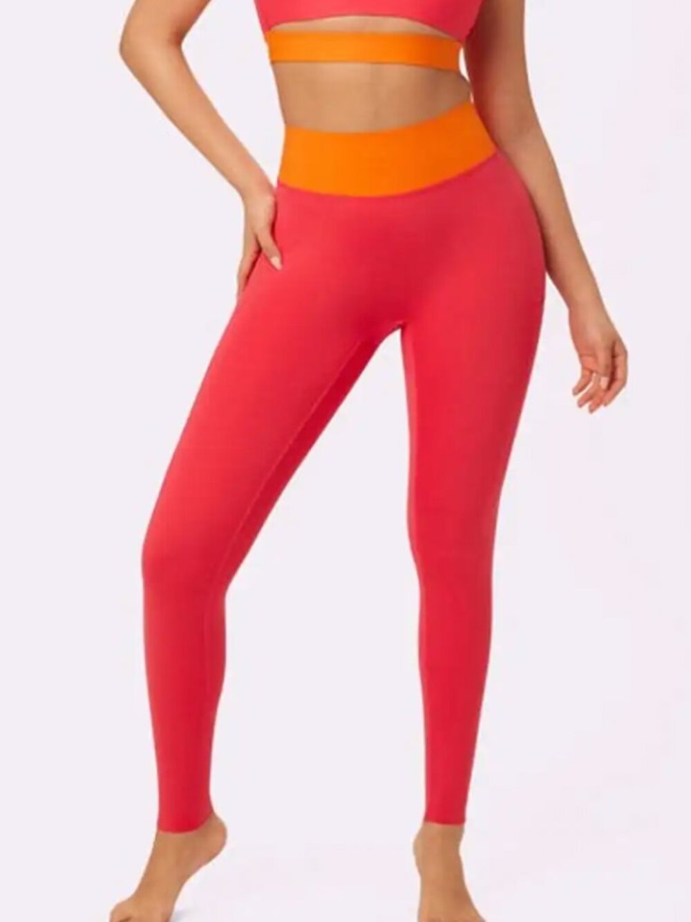 Parade Flex Sport+ Leggings Pink and Orange